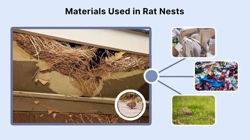 Materials Used in Rat Nests