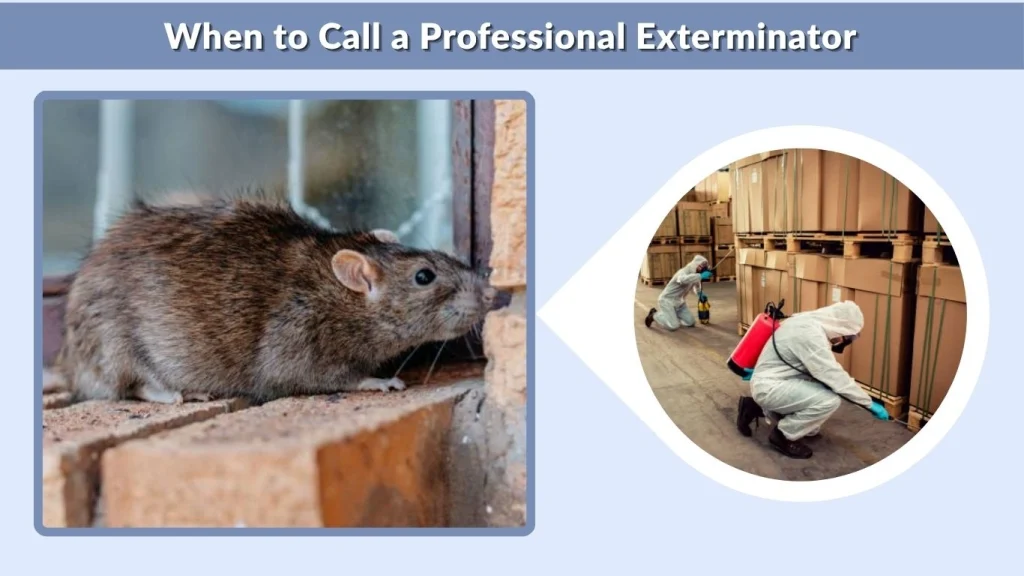 When to Call a Professional Exterminator