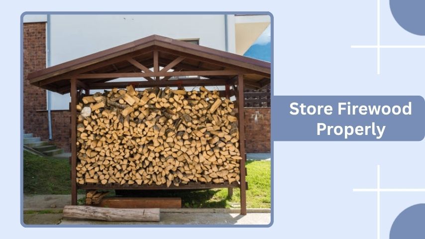 Store Firewood Properly