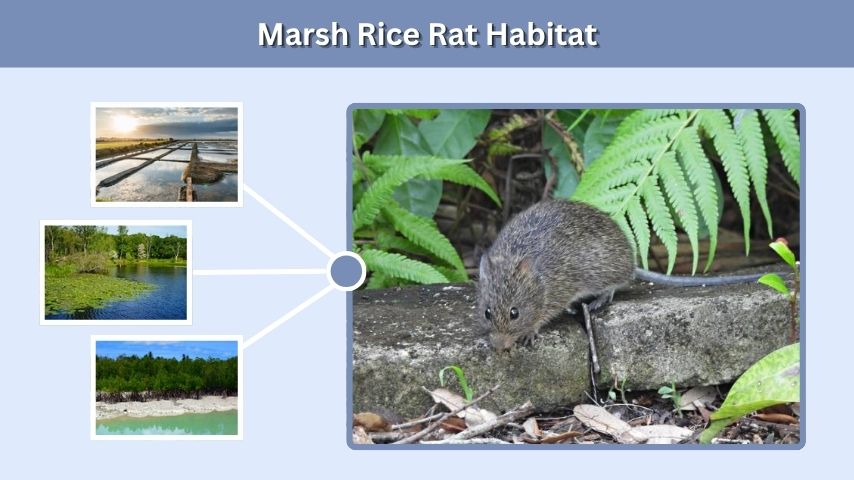 Marsh Rice Rat Habitat