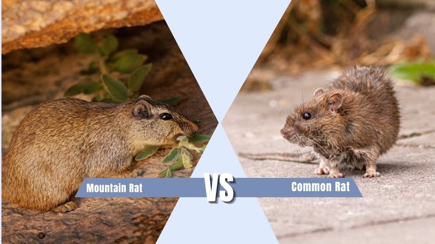 Mountain Rat vs Common Rat