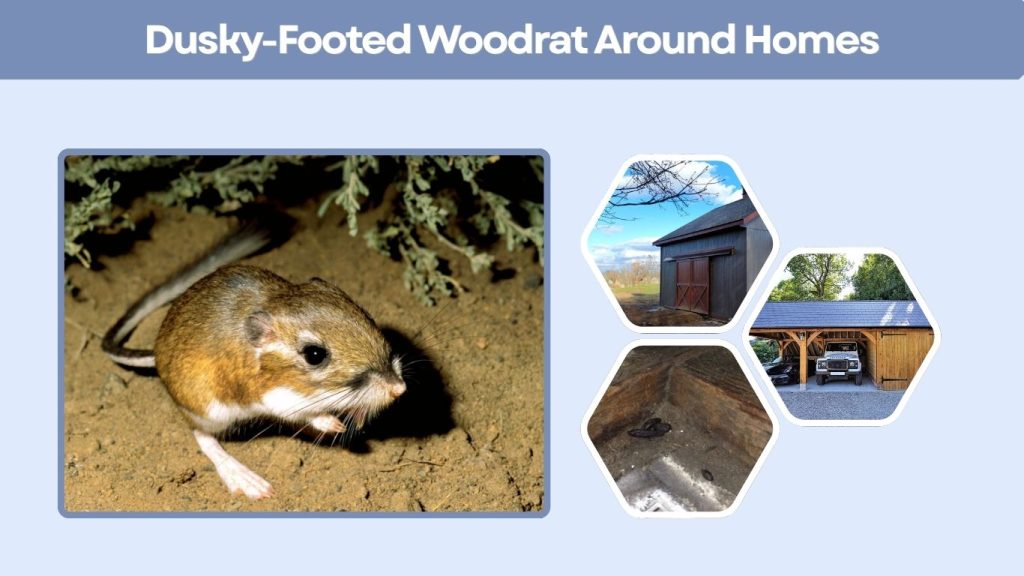 Dusky-Footed Woodrat Around Homes