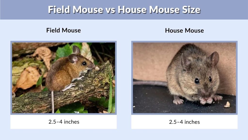 Field Mouse vs House Mouse Size