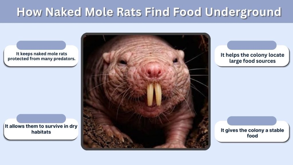 How Naked Mole Rats Find Food Underground