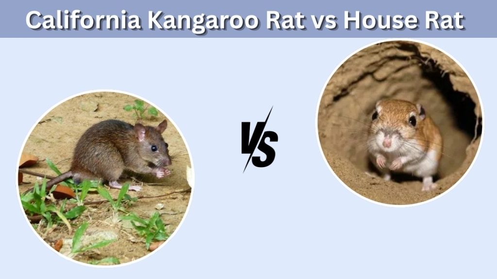 California Kangaroo Rat vs House Rat