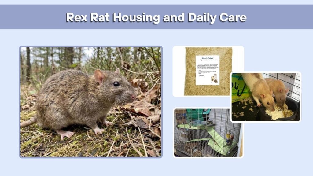 Rex Rat Housing and Daily Care